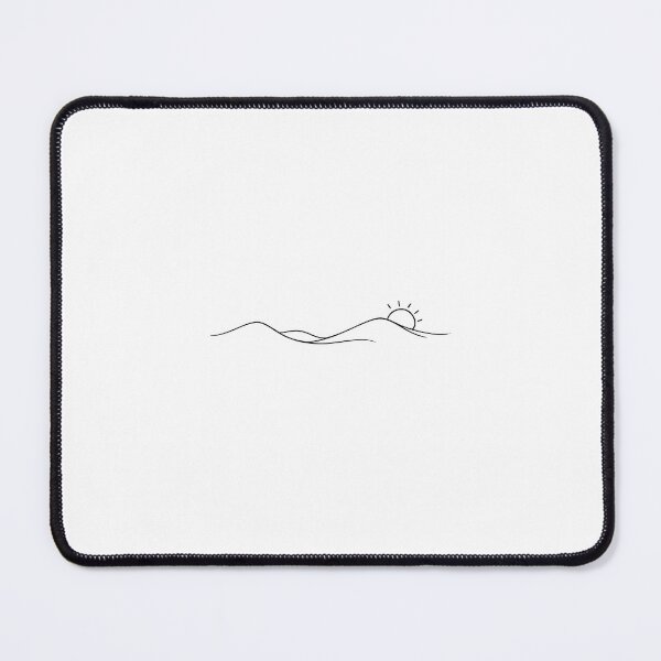 Item preview, One Line Hills and Sun Landscape designed and sold by Le Grand Requin.