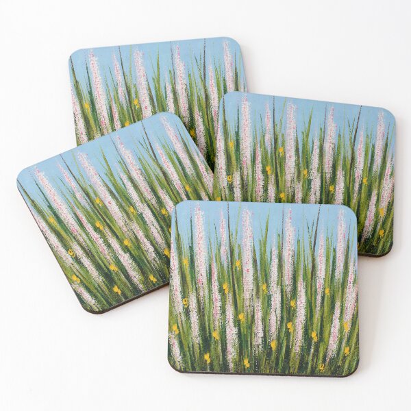 Item preview, Spring Meadow – Abstract Wild Grass Field | Modern Acrylic Wall Art designed and sold by Ingorgia Studio.