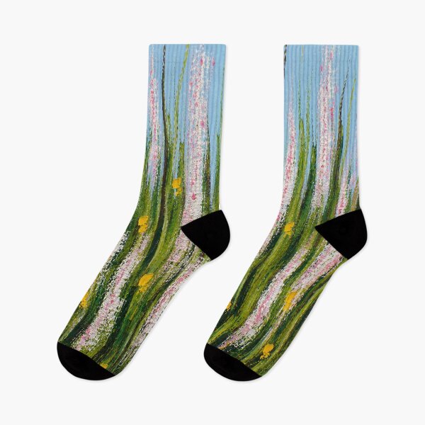 Item preview, Spring Meadow – Abstract Wild Grass Field | Modern Acrylic Wall Art designed and sold by Ingorgia Studio.