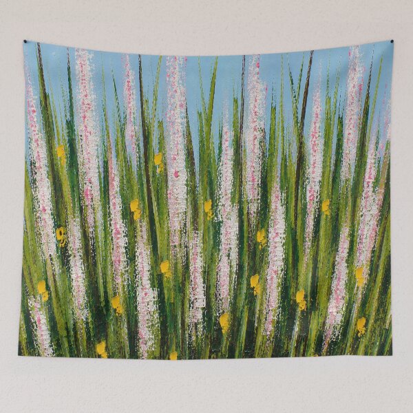 Item preview, Spring Meadow – Abstract Wild Grass Field | Modern Acrylic Wall Art designed and sold by Ingorgia Studio.