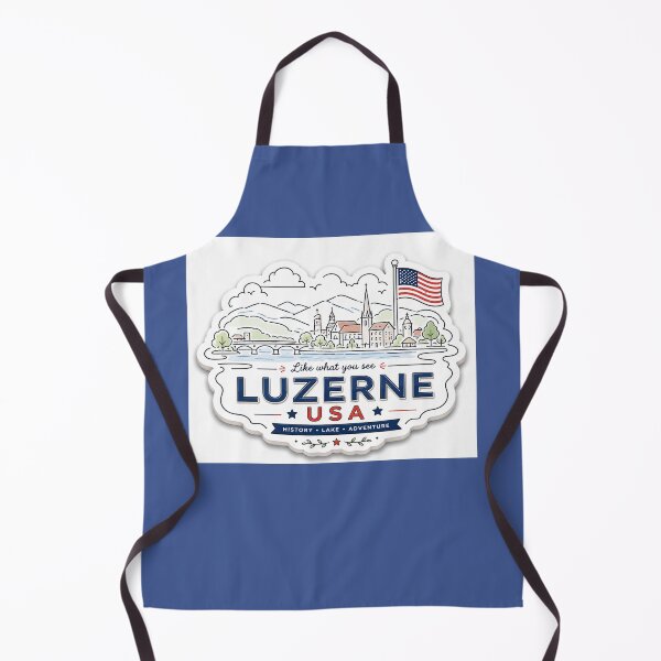Item preview,  Luzerne USA Cute 3D Skyline Label  Label Text  LUZERNE USA ?? designed and sold by PaintMeWorld.