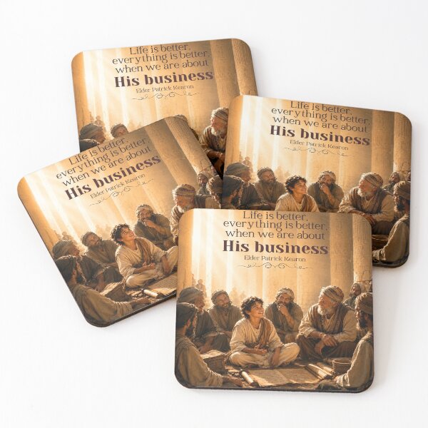 Item preview, Everything Is Better When We Are About His Business | Young Jesus in the Temple  designed and sold by Heather Walton.