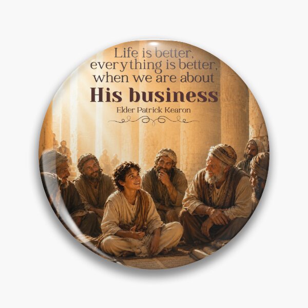 Item preview, Everything Is Better When We Are About His Business | Young Jesus in the Temple  designed and sold by Heather Walton.