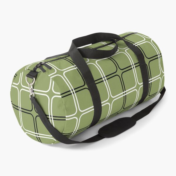 Item preview, Moss green, black & white geometric pattern designed and sold by Mint + Midnight.