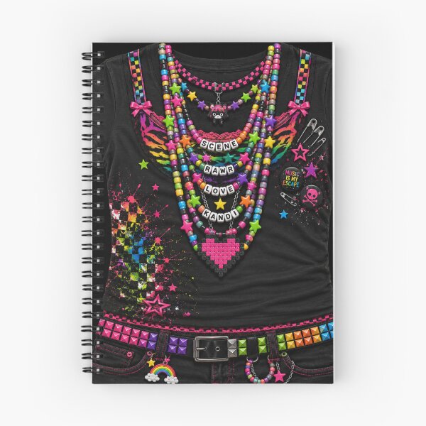 Item preview, Rainbow Kandi Scene Queen Illusion Shirt Alternative Fashion  designed and sold by ArcanePrintsxo.