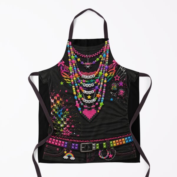 Item preview, Rainbow Kandi Scene Queen Illusion Shirt Alternative Fashion  designed and sold by ArcanePrintsxo.