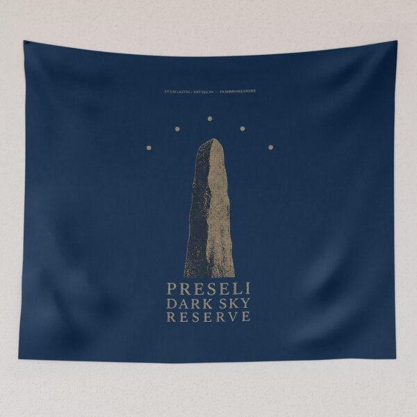 Item preview, Preseli Dark Sky Reserve - Welsh Graphic designed and sold by Barcud Designs.