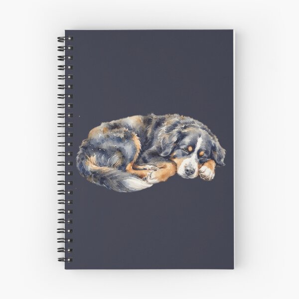 Item preview, Watercolor Bernese mountain goat sleeping designed and sold by TheMagicIcon.
