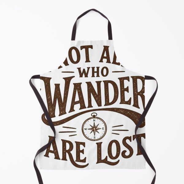 Item preview, NOT ALL WHO WANDER ARE LOST Vintage | Traveler Adventure Quote Design designed and sold by Ahmed Nedji.