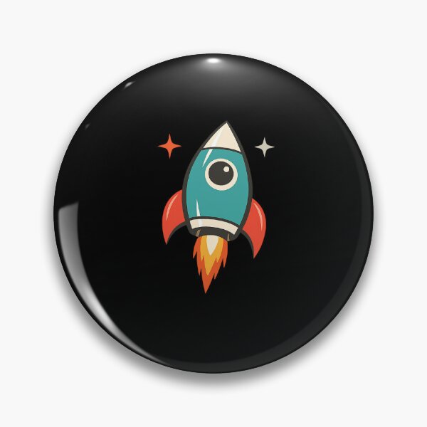 Item preview, Mid-Century Retro Rocket Icon designed and sold by Le Grand Requin.