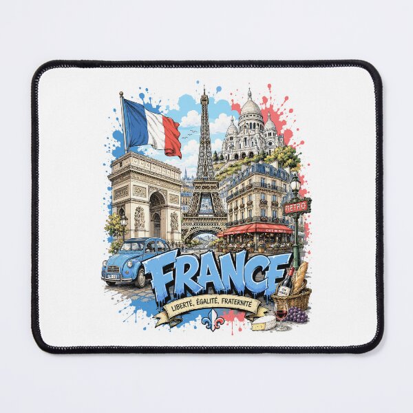 Item preview, France Urban Graffiti Travel Vintage Design designed and sold by AtuqStudio.