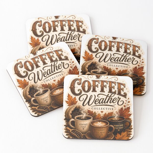 Item preview, Coffee Weather Collective | Cozy Autumn Coffee Vintage Design designed and sold by M.Store.