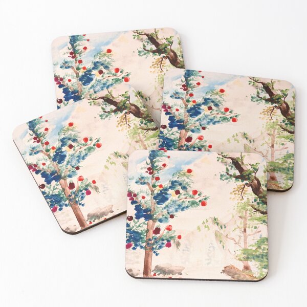 Item preview, Sunny Day in the Orchard - Watercolor Painting designed and sold by DreamTrek.