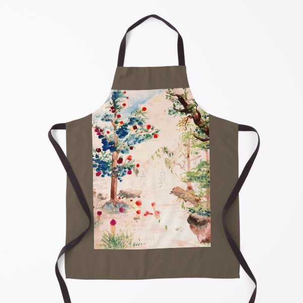Item preview, Sunny Day in the Orchard - Watercolor Painting designed and sold by DreamTrek.