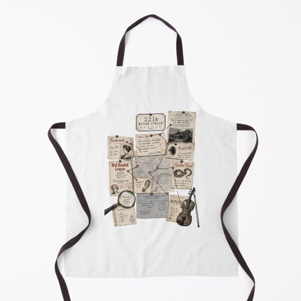Item preview, 221B Baker Street Sherlock Holmes Case Board Mystery Design designed and sold by Fenay Designs.