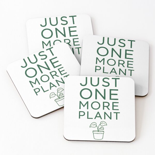 Item preview, JUST ONE MORE PLANT Minimalist | Plant Parent Funny Quote Design designed and sold by Ahmed Nedji.