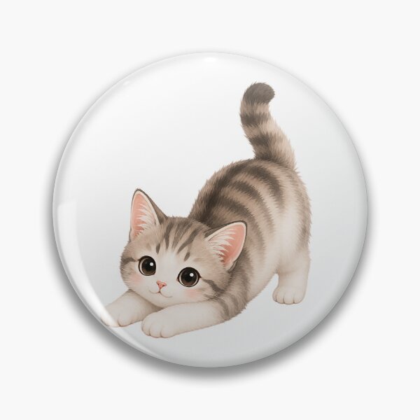 Item preview, Playful Stretching Kitten designed and sold by apex.vibe.