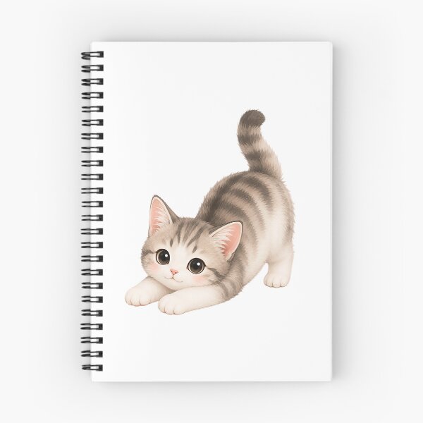 Item preview, Playful Stretching Kitten designed and sold by apex.vibe.