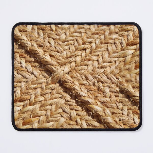Item preview, Herringbone Jute Weave Macro Flat Lay Texture designed and sold by NeonLimitless.