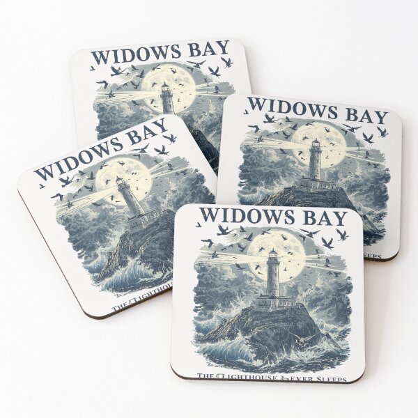 Item preview, Widows Bay – The Lighthouse Never Sleeps | Vintage Gothic Lighthouse T-Shirt | Haunted Coastal Adventure Design designed and sold by Vvmd.