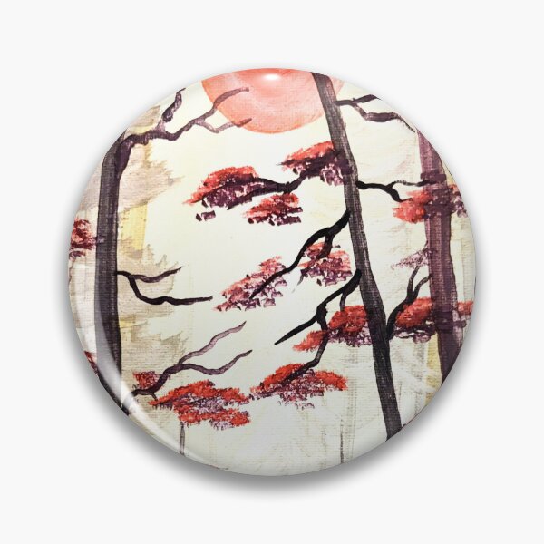 Item preview, Blood Moon Forrest - Watercolor Painting designed and sold by DreamTrek.