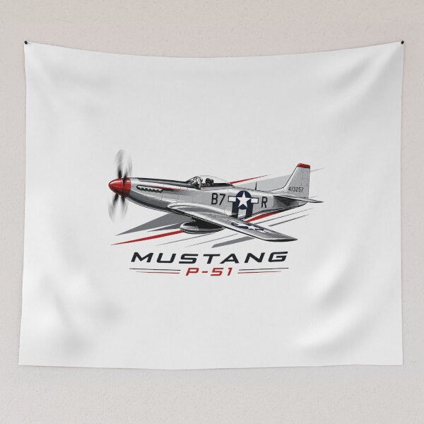 Item preview, Classic P-51 Mustang Warbird Aviation Design designed and sold by Combat Skies.