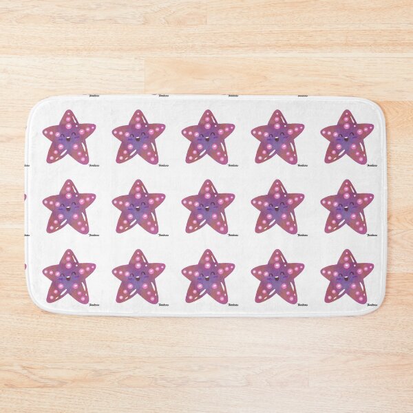 Item preview, Cute Purple Kawaii Starfish - Ocean Friends designed and sold by Theselinara.
