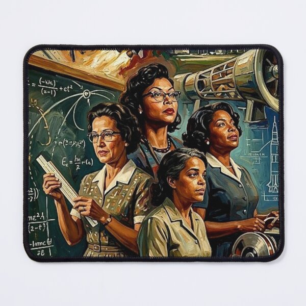Item preview, Hidden Figures Retro NASA Space Race Mathematics Tribute Art Movie Poster designed and sold by Art's Diner.