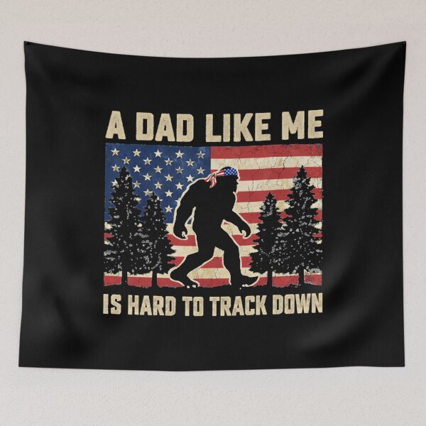 Item preview, A Dad Like Me is Hard to Find - Funny Bigfoot Father's Day designed and sold by PixelMarrero.