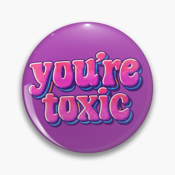 Item preview, You’re Toxic – Retro Pop Art Sticker designed and sold by tviyluv.