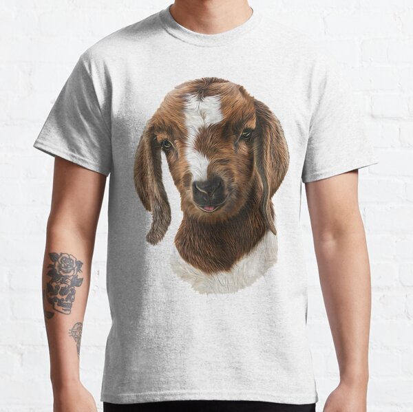Portrait of a Goat  - Boer Goat Baby Nicklaus  Classic T-Shirt