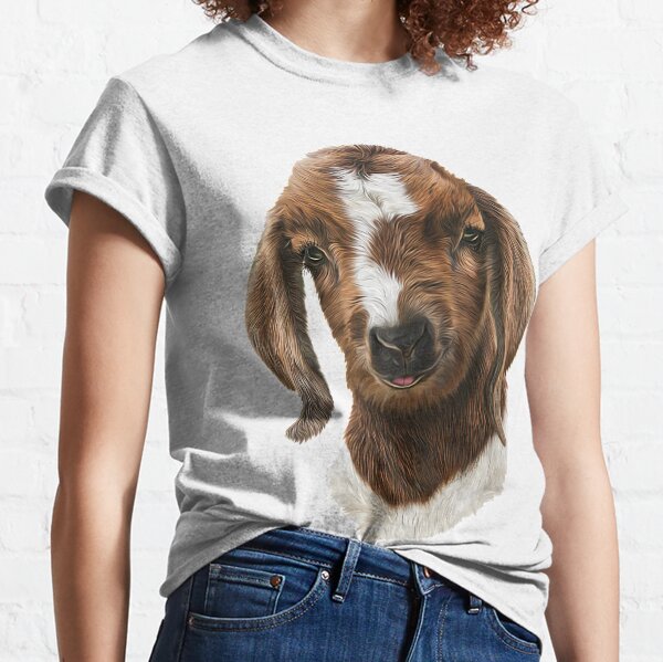 Portrait of a Goat - Boer Goat Baby Nicklaus Classic T-Shirt