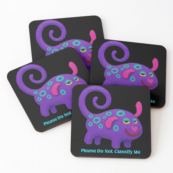 Item preview, Please Do Not Classify Me - Cute Quirky Fantasy Creature designed and sold by PatykArt.