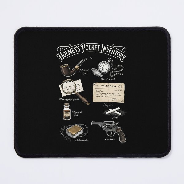 Item preview, Holmes’s Pocket Inventory Sherlock Holmes Detective Essentials Design designed and sold by Fenay Designs.