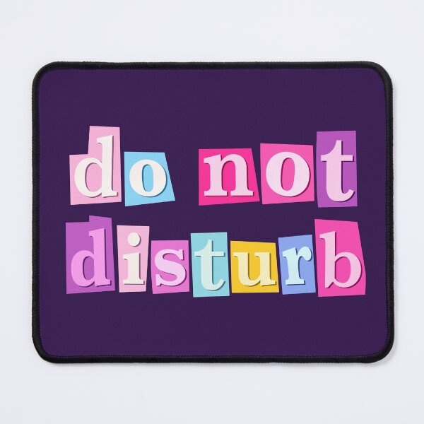 Item preview, Do Not Disturb – Colorful Collage Sticker designed and sold by tviyluv.