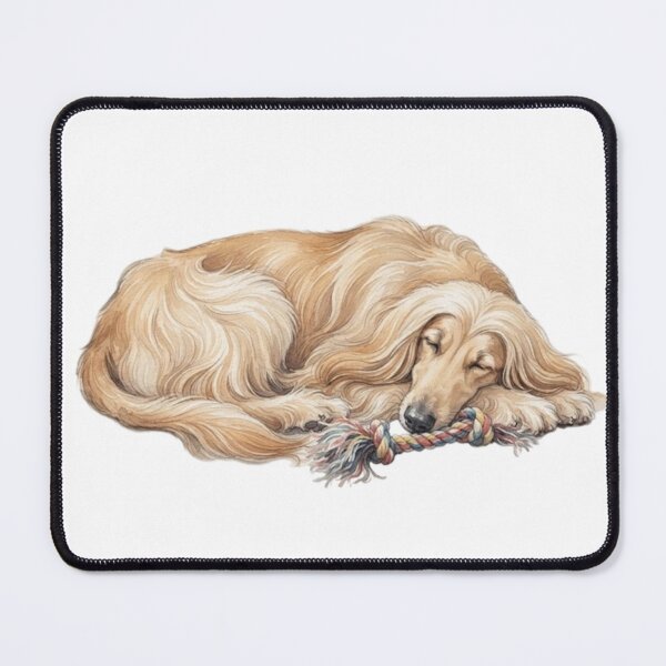 Item preview, Watercolor Afghan Hound sleeping designed and sold by TheMagicIcon.