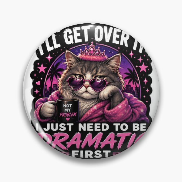 Item preview, I Just Need To Be Dramatic Lazy Cat designed and sold by PatternFly.