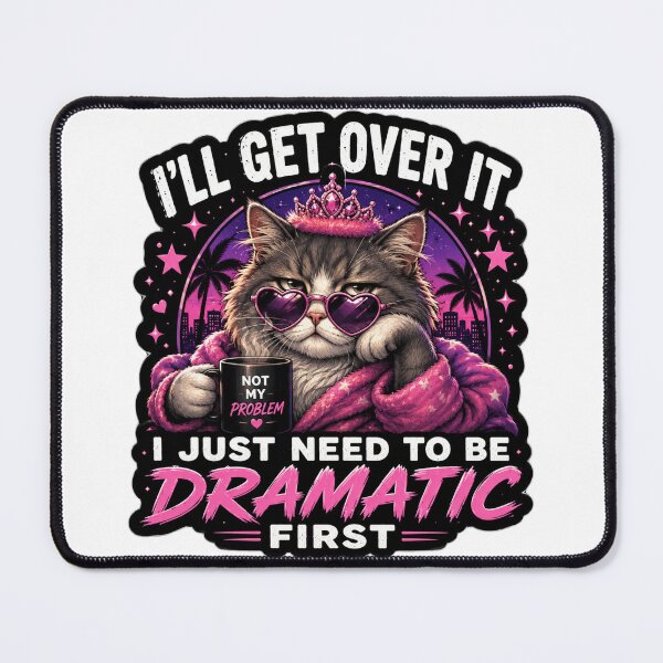 Item preview, I Just Need To Be Dramatic Lazy Cat designed and sold by PatternFly.