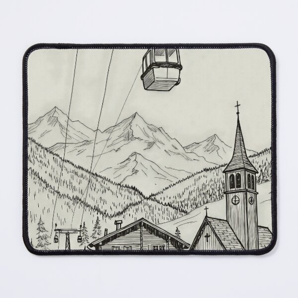Item preview, church, winter, churches, ski, designed and sold by Andrew Freeman.