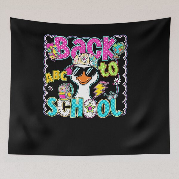Item preview, Retro Neon Back To School Goose Kids Teacher designed and sold by KroghDs.