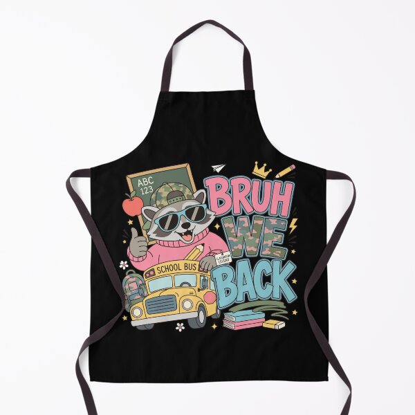 Item preview, Bruh We Back Raccoon Boys Back to School designed and sold by KroghDs.