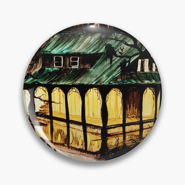 Artikelvorschau, Einladende Behausung in den Sümpfen des Bayou – Malen mit Acrylfarben entworfen und verkauft von DreamTrek.