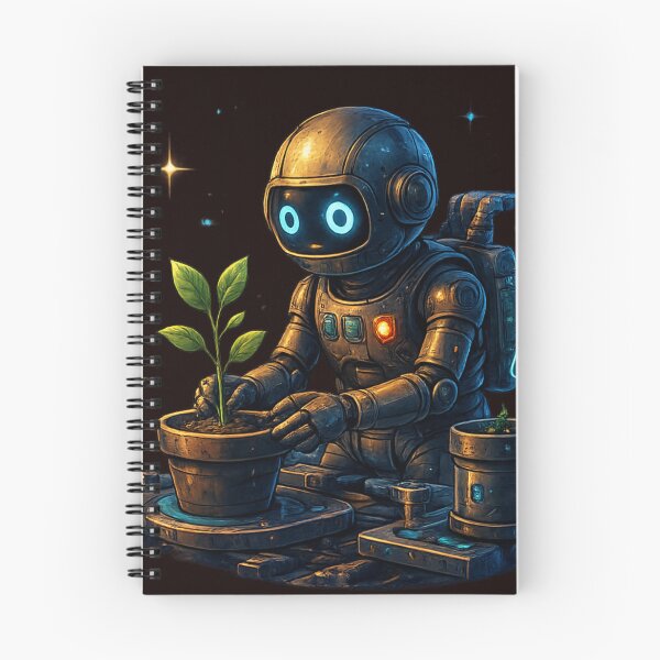 Item preview, Cute Robot Gardener Caring For Nature designed and sold by Houldi.