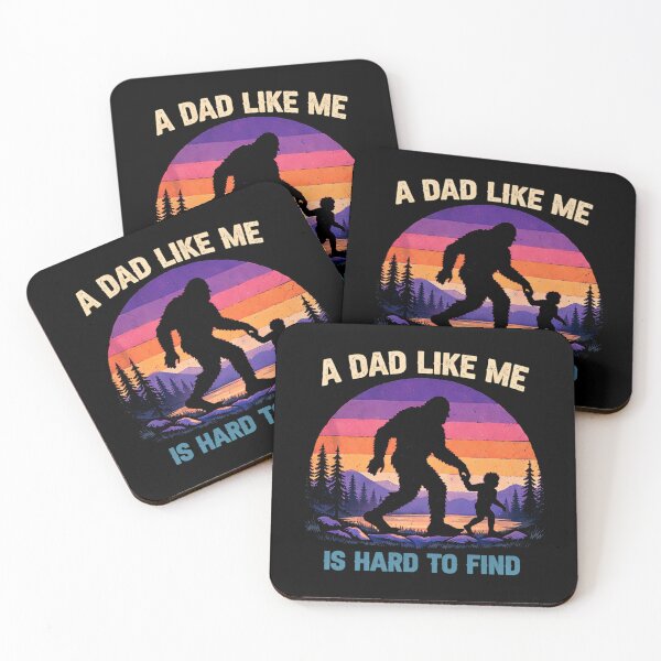 Item preview, A Dad Like Me is Hard to Find - Funny Bigfoot Father's Day designed and sold by PixelMarrero.