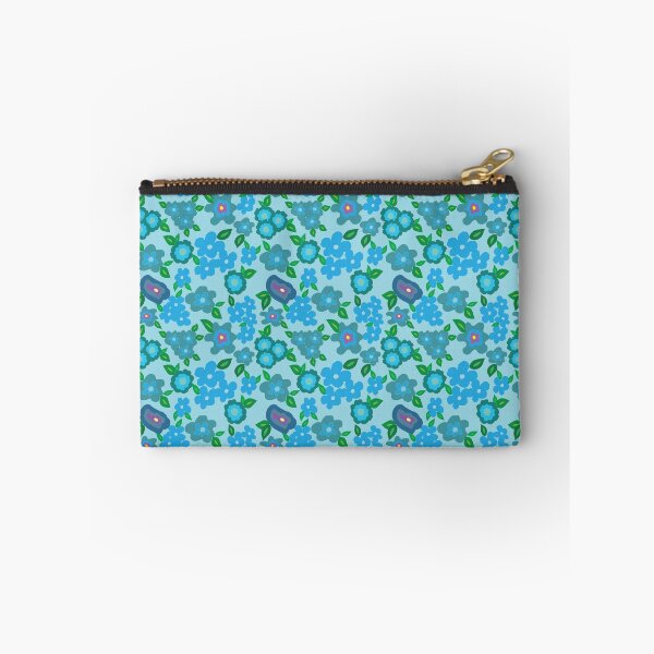Item preview, Crazy Blue Flowers Galore designed and sold by Nana Dancer Designs.
