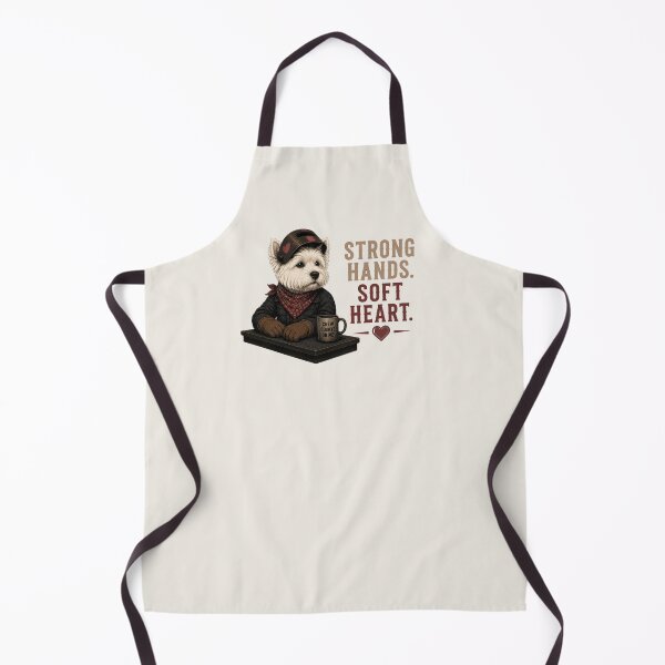 Item preview, Strong Hands Soft Heart West Highland White Terrier Vintage Welding Design designed and sold by RusticMeadow.