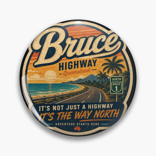Item preview, Bruce Highway Queensland Bruce Highway Road Trip North Coastal Drive Tripper designed and sold by Yellowriversss.