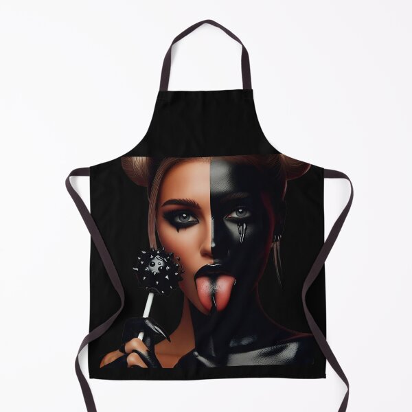 Item preview, Split Face Girl Licking Lollipop designed and sold by Voodoo Store Paranormal Collections.