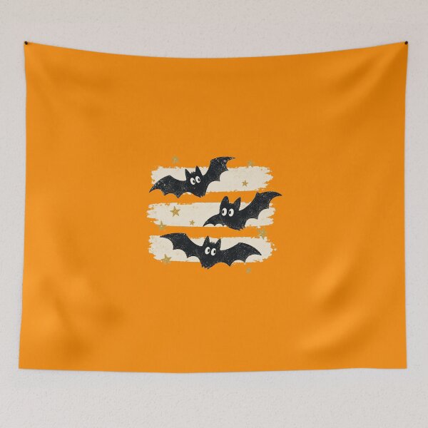 Item preview, Halloween Bats Stripes, Spooky Season designed and sold by Bkermen.