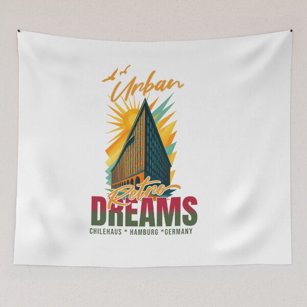 Item preview, Hamburg - CHILEHAUS - Urban Retro Dreams designed and sold by Earth Celebration Designs.